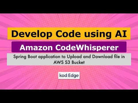 Develop Code using AI | AWS CodeWhisperer | AI Code Generator - Copilot