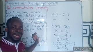 Properties of Binary Operations | Commutative Property