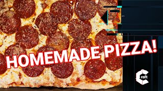 "Tired of Takeout?" HOMEMADE PIZZA RECIPE | ChromaGlitch Kitchen