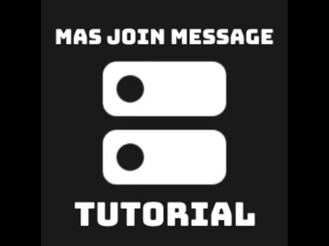 Roblox: Make a server join message tutorial