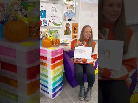 Writing uppercase and lowercase A a - handwriting chant #handwriting #letters