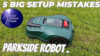 PARKSIDE 20V Robot Lawnmower FAILS 5 Big Mistakes to Avoid
