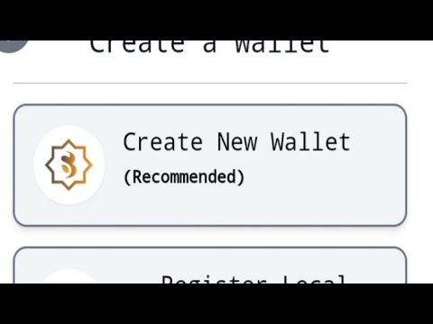 how to create Sidra Wallet || Yadda Zakai Creating Sidra Wallet