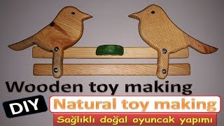 Ahşap doğal oyuncak yapımı // wooden toy making // handmade toys