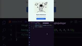 Make Your Website POP! 💥 Blur Effect with CSS #coding #programming #shorts #ytshorts #backdrop #css