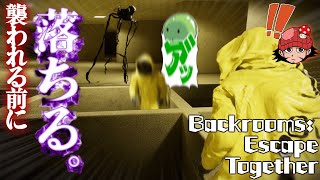 【Backrooms: Escape Together】謎の空間で化け物から逃げたいが穴に落ちすぎる件 #1
