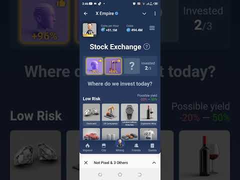 Stock Exchange Musk X-Empire 13 October 👈#xempireyoutubecode #xempireairdrop #shorts #ytshorts