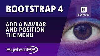 Bootstrap 4 Basics Add A Navbar And Position The Menu