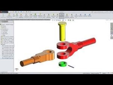 Solidworks tutorial | Sketch knuckle joint in Solidworks