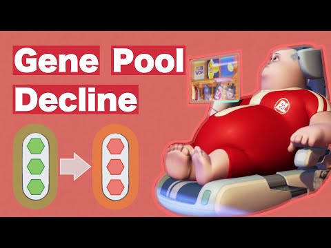 Gene Pool Decline: Are we Becoming Bad Survivors?