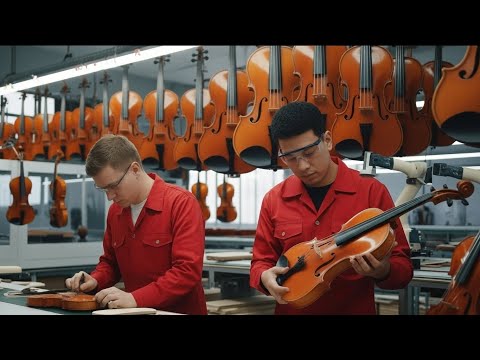 How Premium Violin is Made From Wood to Music | Inside the Factory