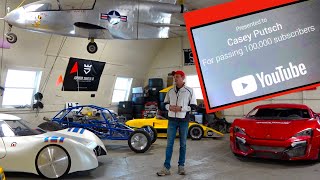 Casey Putsch re introduction and 100,000 subscriber YouTube award!