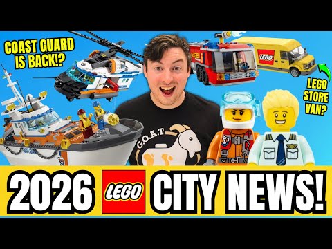 NEW LEGO City Sets LEAKED for 2026! Is Coast Guard Making a COMEBACK?!