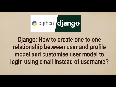 Django: How to customise user model and create one to one user-profile relationship ?