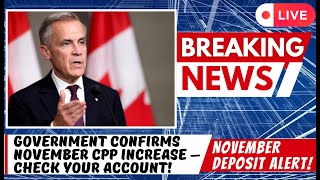 "CPP November 2025 Payments Revealed | Big OAS & GIS Update 🇨🇦💰"