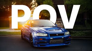 Professional Car Photographer At A Car Meet