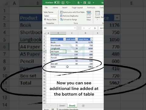 Excel Table With Multiple Result Dropdown