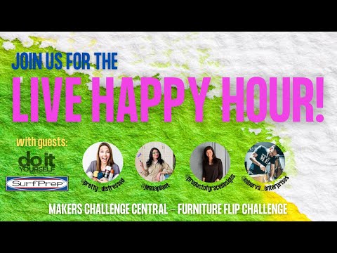 Furniture Flip Challenge Season 4 Happy Hour - Week 3