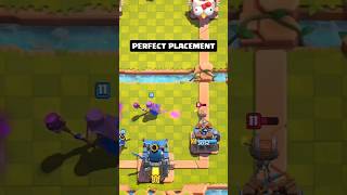 PERFECT PLACEMENT #clashroyale