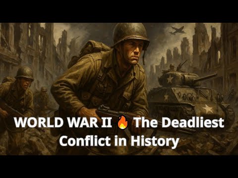 WORLD WAR II 🔥 The Deadliest Conflict in History | From Hitler to Hiroshima