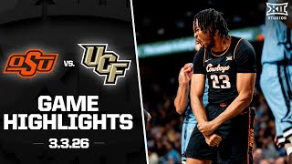 Oklahoma State vs. UCF Game Highlights | 2025-26 Big 12 Men’s Basketball