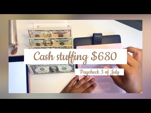 July Week #3| Cash Envelope Stuffing | #cashstuffing | #budget
