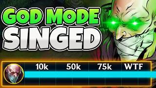 When the Rank 1 Singed goes GOD MODE to carry the game (HIGHEST DAMAGE)