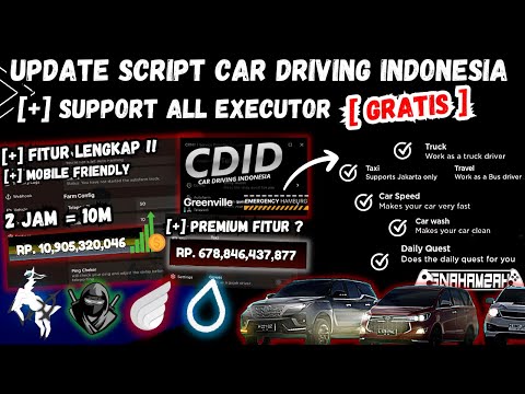 [ UPDATE ] SCRIPT CAR DRIVING INDONESIA CDID FREE | TRUCK AUTO FARM | SPESIAL FARM AUTO KAYA🤑|  2024