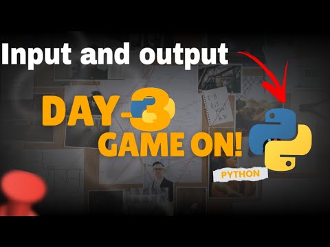 Python Input & Output Explained Smarter Than Your College Teacher 😎🔥 Day-3