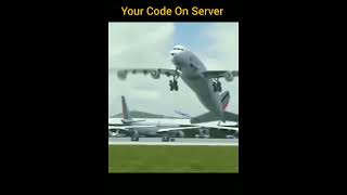 Your Code on Server 😂 #developermemes #codingmemes #funny #comedy #Programmingmemes