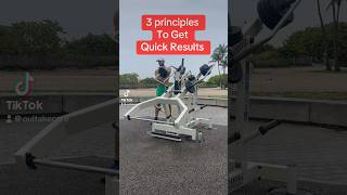 3 Principles To Get Quick Results 💪#getbig #workout #workoutplan #gym #gymrat
