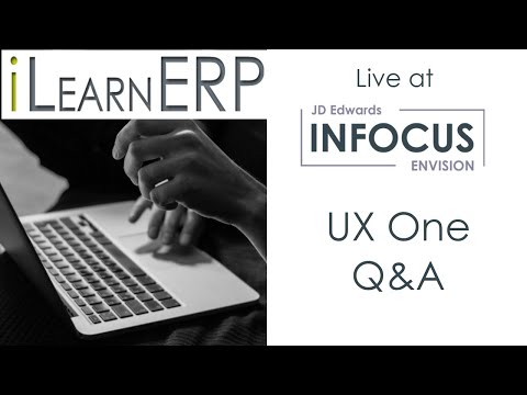 InFocus Deep Dive 2021 - UX One Q and A