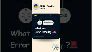 🚀 Day 11/28: Python Error Handling🚀
