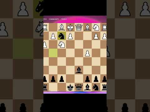 Win The Queen in EIGHT Moves #viral #fyp #chess #chesstricks