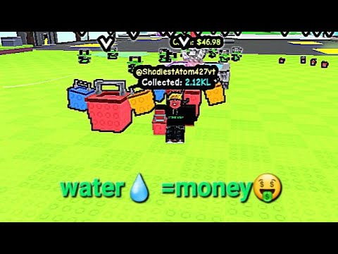 Selling rain water and making thousands in roblox|#roblox #collecttherainwater 