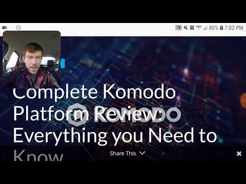 Komodo Cryptocurrency, Atomic Swaps, Decentralized Exchange  P.1