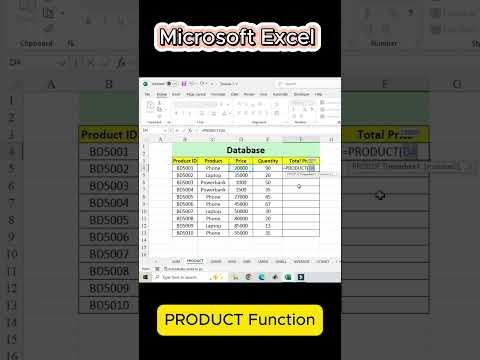 Excel PRODUCT ফর্মুলা | অফিসের দৈনন্দিন কাজে Microsoft Excel PRODUCT Function ব্যবহার