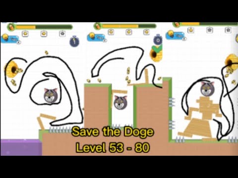 Game offline viral 🎮 || Save The Doge || Level 53 - 80