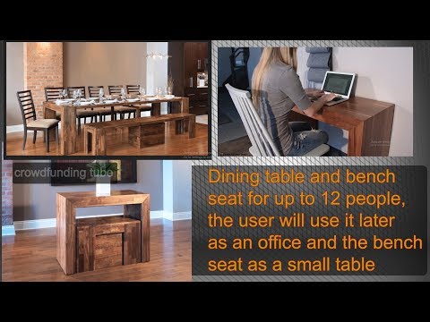 The best affordable space saving furnitures you can use as  dining table without requiring storage