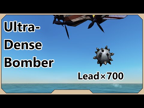 The impossibly Dense Clang bomber in From the Depths
