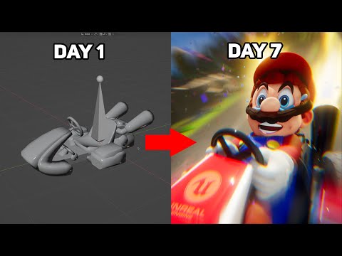 I made a Mario Kart animation in 1 Week
