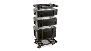Rutlands® Tool Storage System Cases with Mobile Base
