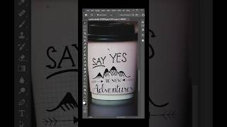 Replace a Coffee Cup Logo in Photoshop! ☕🎨 #Shorts #photoediting #photoshoptutorial #photoshop