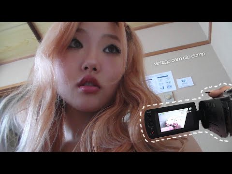 fukuoka and vintage camcorder