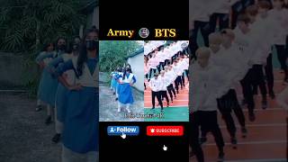 BTS and BTS army 😫😁💥 #bts #btsarmy #dance #cutegirl #trending