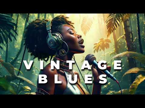 #7 Vintage Blues Music [🎙Raw Soulful Vocals ] Relaxing Night Escape l Retro Classics Style