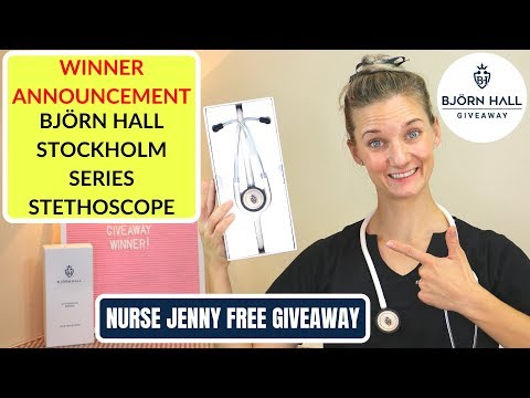 Björn Hall Stethoscope Winnner Anouncement