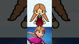 Anna from Frozen in TOCA BOCA!!! 🌷🌷🌷 #tocalifeworld #anna #frozen