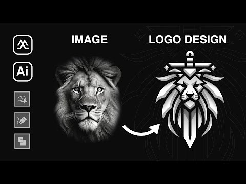 How To Design A Majestic Lion Logo | Adobe Illustrator Tutorial