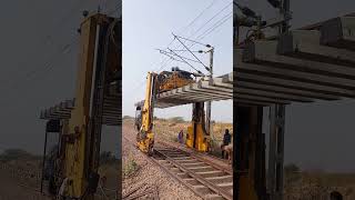 PQRS machine working CTR at Pali Bhomadra section #railway #track #train #trackmaking #automobile